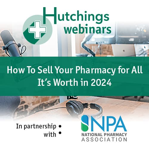 Hurching Pharmacy how to sell your pharmacy for all it's worth webinar logo